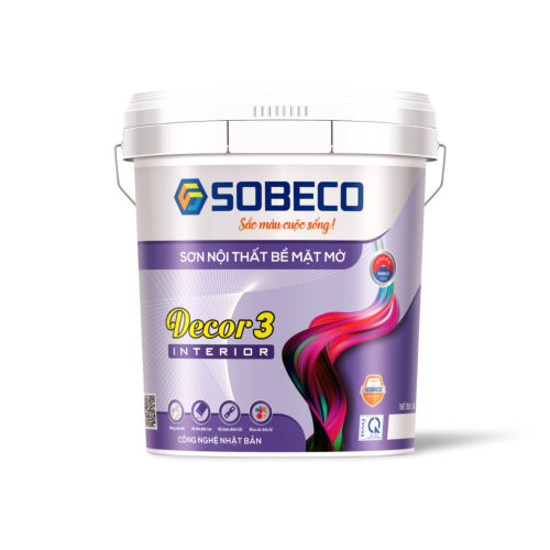 DECOR 3 - SƠN NỘI THẤT BỀ MẶT MỜ